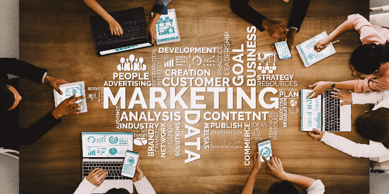 Resources offered at a marketing agency