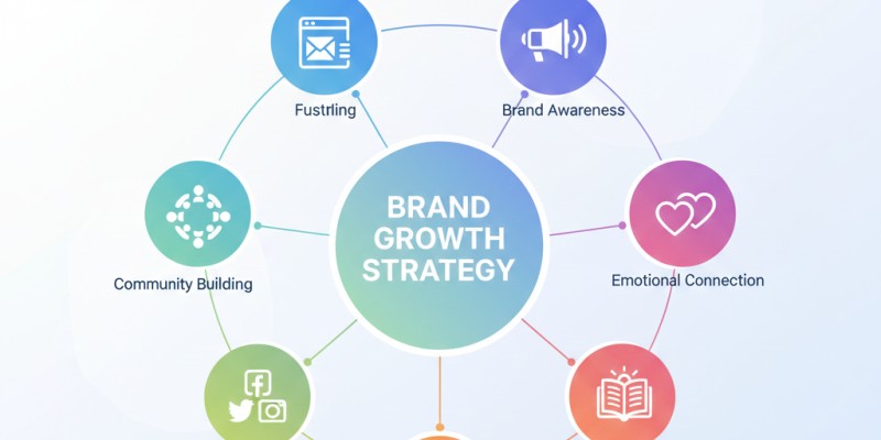 Performance marketing funnel showing ads, traffic, leads, conversions, and ROI for business growth
