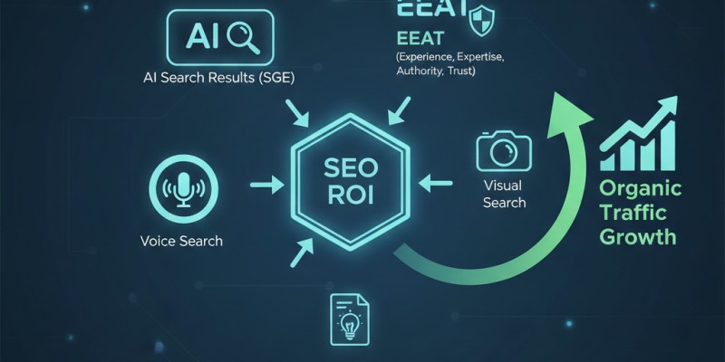 Compounding organic traffic growth from SEO compared to paid ads traffic stopping