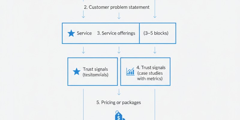 Customer search intent types for service businesses, including local, pricing, and comparison keywords.