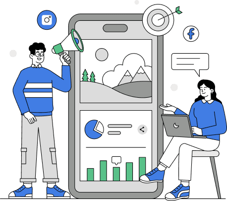 Social media account management services
