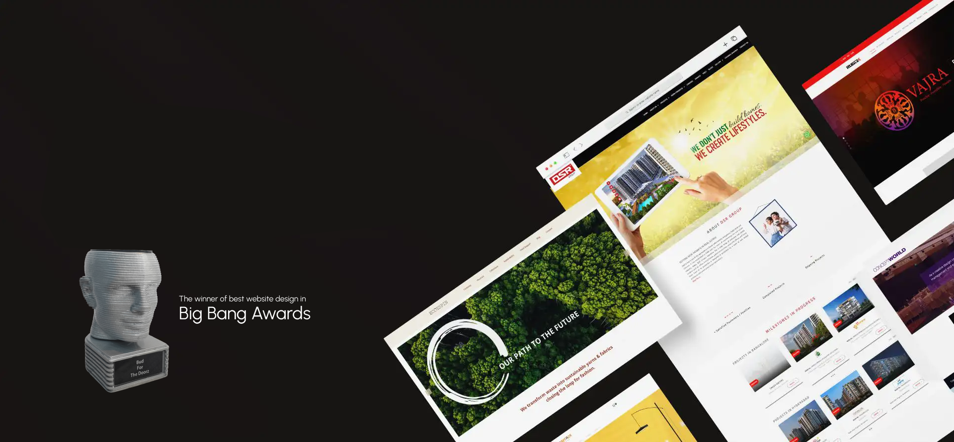 Web development company banner